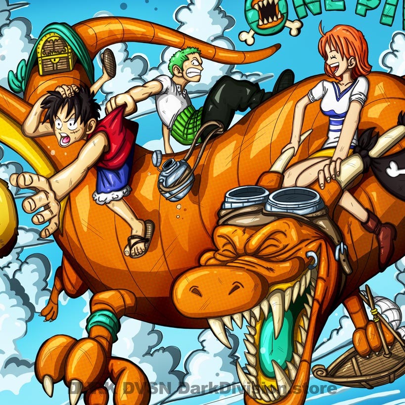 One Piece Laughing Dragon